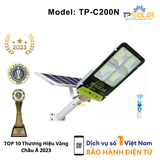 [200W] Đèn Bàn Chải Năng Lượng Mặt Trời TP Solar TP-C200N